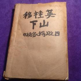 穆桂英下山长篇大书 杨家将 之四 馆藏