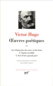 【预售 请提前联系确定发货时间】VICTOR HUGO Oeuvres poétiques, tome III 维克多·雨果 诗歌集第三卷 LA PLEIADE 七星文库 法语/法文原版 小牛皮封皮 23K金书名烫金 36克圣经纸可以保存几百年不泛黄