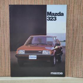 1981年 马自达 MAZDA 323  轿车 汽车 样本 目录 画册 宣传册