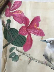 张浩明，画一张《花鸟》，2004年