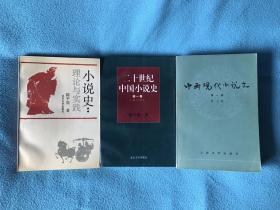 《二十世纪中国小说史》（第一卷）《小说史：理论与实践》《中国现代小说史》（第一卷）（3册合售，附赠《阿英说小说》）