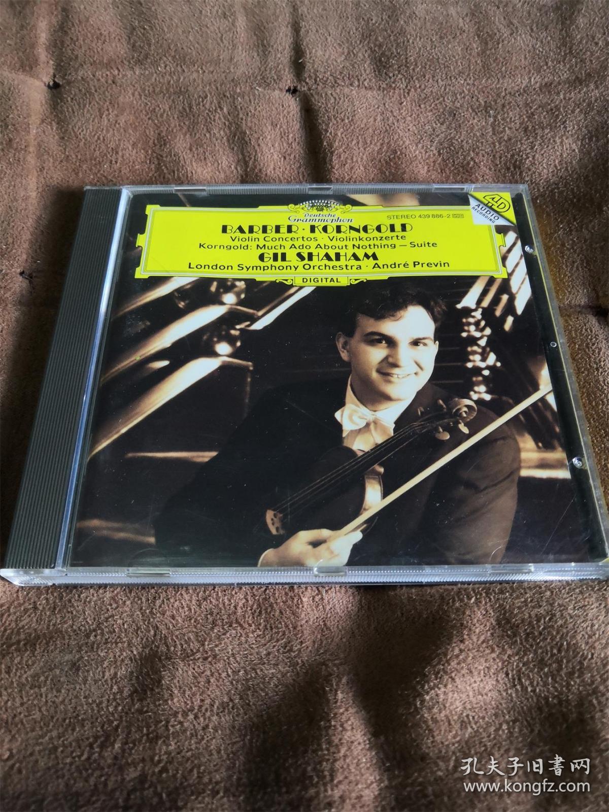上榜名盘 DG 巴伯/科恩戈尔德-小提琴协奏曲/沙汉姆 SHAHAM / BARBER/ KORNGOLD 德戒指银圈PMDC首版