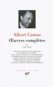 ALBERT CAMUS Oeuvres complètes IV : 1957-1959 阿尔贝·加缪 作品全集第四卷 LA PLEIADE 七星文库 法语/法文原版 小牛皮封皮 23K金书名烫金 36克圣经纸可以保存几百年不泛黄