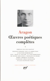 LOUIS ARAGON Oeuvres poétiques complètes, tome I 路易·阿拉贡 诗歌全集第一卷 LA PLEIADE 七星文库 法语/法文原版 小牛皮封皮 23K金书名烫金 36克圣经纸可以保存几百年不泛黄