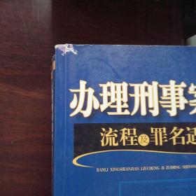 办理刑事案件流程及罪名适用（套装上中下册）（2010修订版）