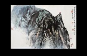 姚道余（安徽著名书画家）1987年作《洞庭春色》精品山水
