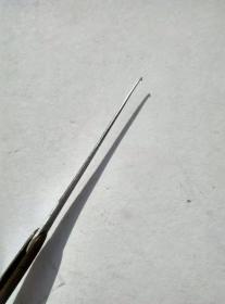 约民国时期老铜钩针编织工艺老铜勾针日本老铜工具