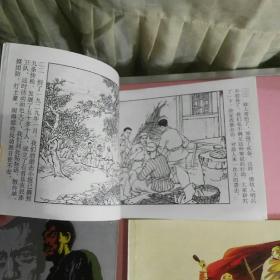 连环画:《星火燎原》画集七册全(从游击队到主力军;六安兵变;喧啸的柴林;密林星火;潘虎;走上母瑞山;重返陕北)