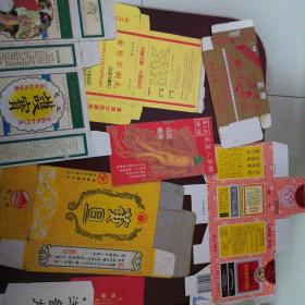 八九十年代各种中药厂外包装纸盒，包拓香港的共有40多个合售，孔网独有。
