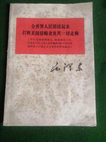 全世骨人民团结起来打败美国侵略者及其一切走狗