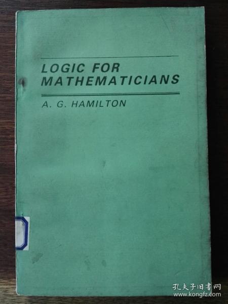 Logic for Mathematicians