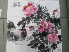 【保真 特惠】中美协会员 中国工笔画学会会员 中央民族画院、文化部国韵文华书画院特聘画家 孙培增 四尺斗方写意花鸟4