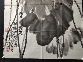 保真销售【李正武】著名诗书画大师孙竹篱先生弟子，中国书法家协会会员、中国美术家协会会员1988年花鸟画一幅，画心尺寸：94*69厘米【约5.8平尺】