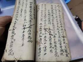 清代中医世家祖传秘方古方手抄本，毛笔医稿巨8厚一册，内容精稀，大量秘方，主攻妇科 产科 固胎 调经等等。立杆见影，游方必备，识者宝之。