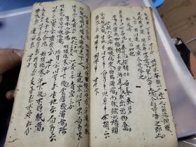 清代中医世家祖传秘方古方手抄本，毛笔医稿巨8厚一册，内容精稀，大量秘方，主攻妇科 产科 固胎 调经等等。立杆见影，游方必备，识者宝之。