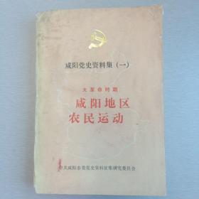 咸阳党史资料集（一）大革命时期咸阳地区农民运动