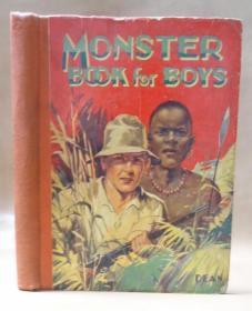 1930年 Monster Book for Boys 少儿文学经典《男孩鬼怪书》插图本 珍贵初版本 精装大开本