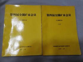 第四届全国矿床会议论文摘要汇编 上下