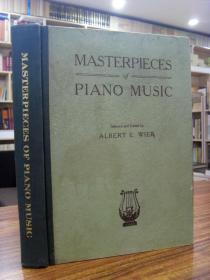 MASTERPIECES of PIANO MUSIC（钢琴名曲270首 16开精装 英文版 五线谱本）