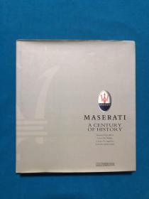 （最新版）Maserati: A Century of History  (12 开 精装有护封铜版纸彩印)