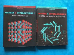 （英文原版）2册合售  Matter & Interactions  (Vol.1+Vol.2):Matter and Interactions   I: Modern Mechanics+Matter and Interactions Ⅱ  : Electric and Magnetic Interactions