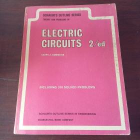 Schaum's outline of theory and problems of electric circuits (Schaum's outline series)）2nd 版本，英文原版）