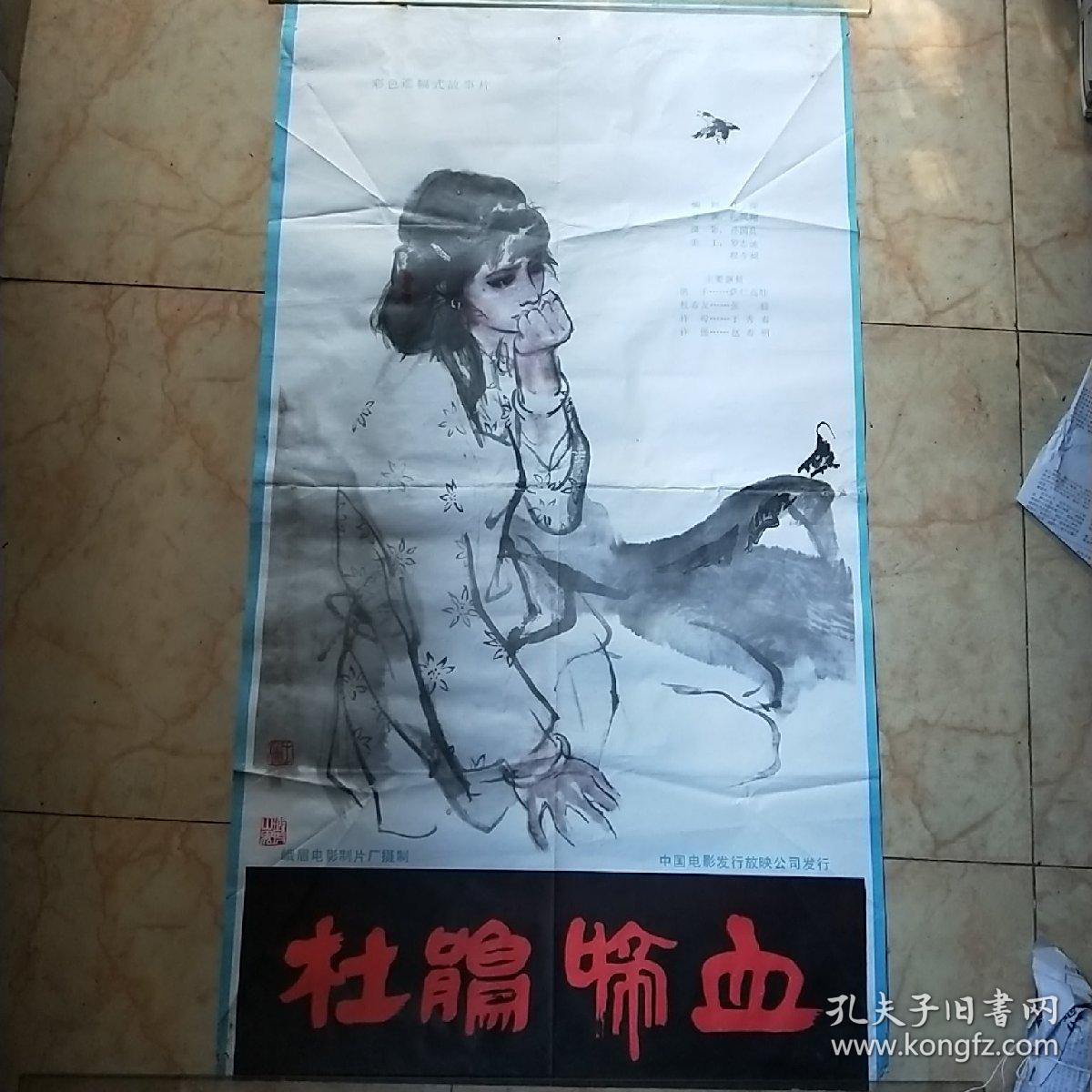 1开彩色遮幅式故事片-杜鹃啼血海报