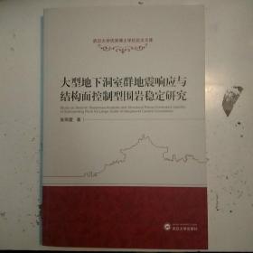 武汉大学优秀博士学位论文文库：大型地下洞室群地震响应与结构面控制型围岩稳定研究(库存书。包正版现货)