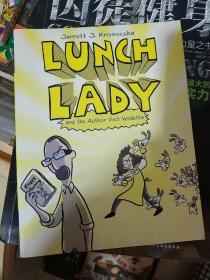 英文原版Lunch Lady and the Author Visit Vendetta