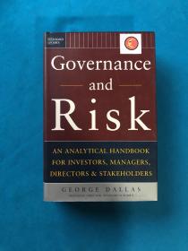 英文原版    Governance and Risk ,An Analytical Handbook for Investors, Managers, Directors, and Stakeholders