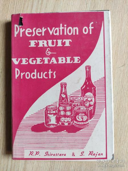 Preservation of FRUIT VEGTABLE products(英文原版书：水果和蔬菜产品保藏)