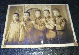 满洲国时期照片：国民学校学生照