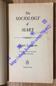 The Sociology of Marx 马克思的社会学 0140600051 9780140600056