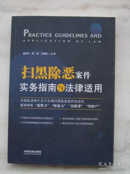 扫黑除恶案件实务指南与法律适用