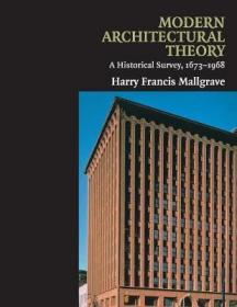 预订 Modern Architectural Theory 现代建筑理论史，1673—1968，英文原版