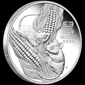 澳大利亚鼠年金银币 牛年纪念币外贸硬币镀金银硬币工厂