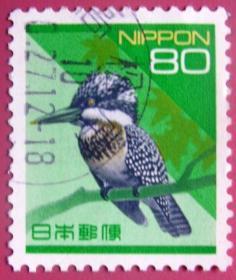 啄木鸟--日本邮票--早期外国鸟类邮票甩卖--珍稀动物-飞鸟--实拍--包真