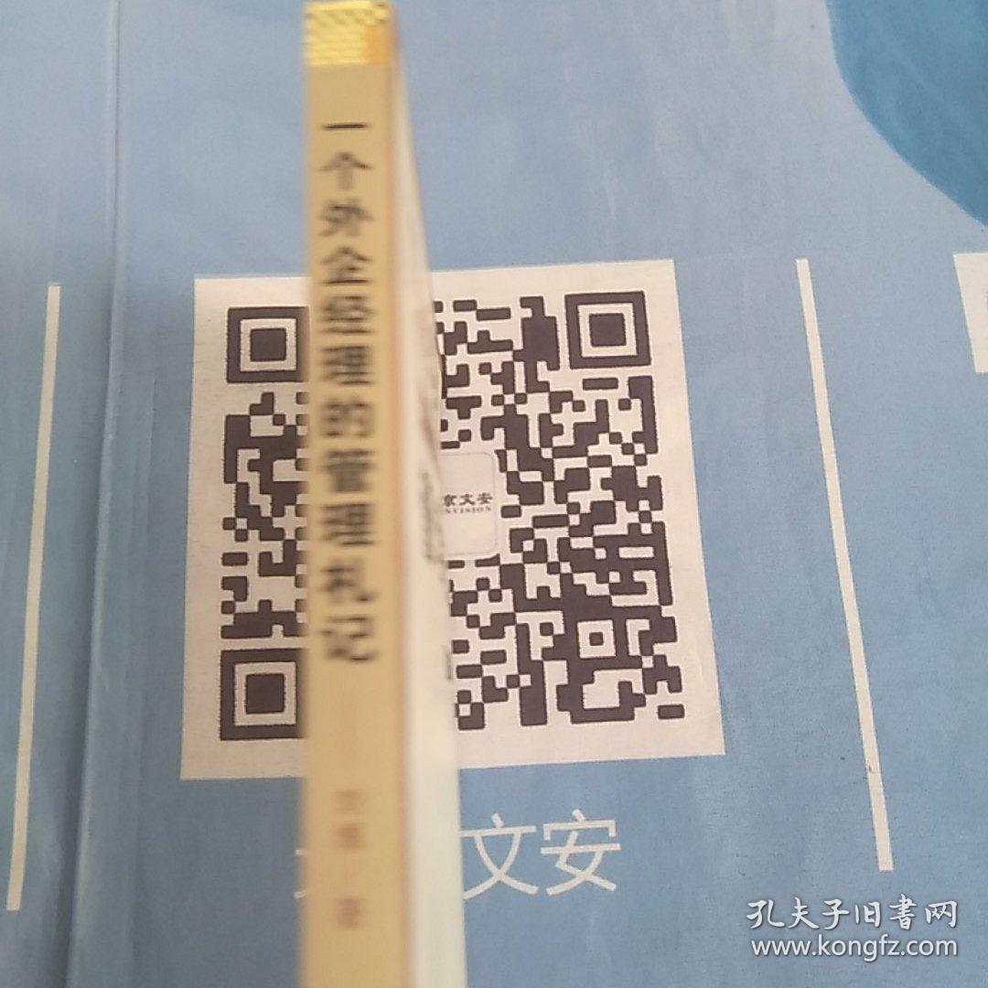 一个外企经理的管理札记【内页干净】