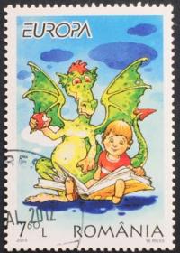 念椿萱 外国邮票 罗马尼亚 6428 2010年 童话 7.6L全盖销