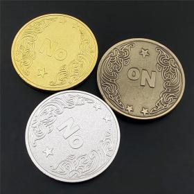 新版yes纪念币命运决策纪念章金银铜三色套装