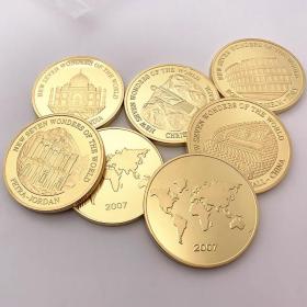 Seven Wonders Commemorative Coin世界文化遗产纪念硬币