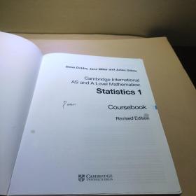 Cambridge International AS and A Level Mathematics: Revised Edition Statistics 1