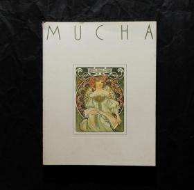 「现货」【没后50年纪念展：阿尔丰斯·穆夏 (The 50th Year Anniversary Exhibition Of Alphonse Mucha)】（检索：美术画册，绘画展览图录）