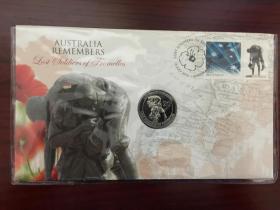 【特价】2010 澳大利亚 阵亡士兵 PNC 纪念币硬币
