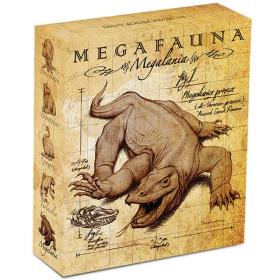 【特价】2014年 澳大利亚 古代巨蜥 精制银币 盒证齐全