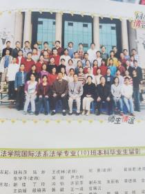 硬精装本《中南财经政法大学2004届毕业生同学录》一册