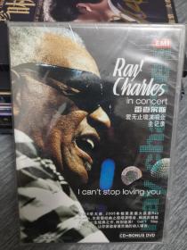 版本自辩 未拆 欧美 灵魂 音乐 2碟 CD + DVD 雷查尔斯 爱无止境演唱会 Ray Charles in concert