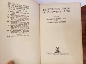 Selections from A.C. Swinburne