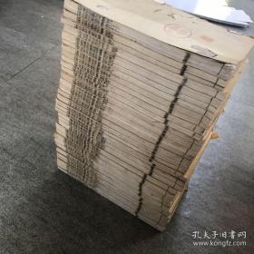 3512光绪二十七年上海图书集成局 遵武英殿聚珍版校印 《钦定续文献通考》共33本合拍，整体品相如图，部分书面有破损虫蛀但内页基本完整如新，有一个古老的木书函，珍贵。