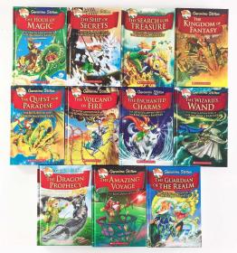 Geronimo Stilton And The Kingdom Of Fantasy老鼠记者《龙族神龙》系列11册